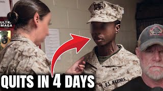 Marine Corps Most RACIST Branch of the Military then QUITS in 4 Days [upl. by Anyaled502]