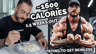 FULL DAY OF EATING TO GET SHREDDED FOR THE OLYMPIA  PUSHING LIMITS [upl. by Deadman324]