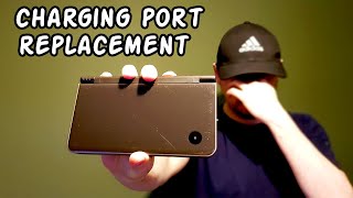 Replacing a FAULTY Charging Port on a Nintendo DSi XL [upl. by Rockwell]