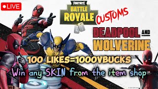 Fortnite Customs Win Any Skin You Want [upl. by Eneryt]