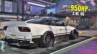 Need for Speed Heat Gameplay  950HP NISSAN 180SX TYPE X ROCKET BUNNY Customization  Max Build 400 [upl. by Selby]