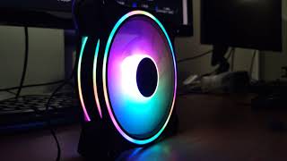 Cooler Master MasterFan MF120 Halo RGB test [upl. by Anhoj]