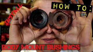 Ford F250 Replacing Body Mount Bushings 19992017 [upl. by Ingaborg996]