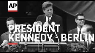 President Kennedys Ich Bin Ein Berliner Speech 1963 [upl. by Reivazx]