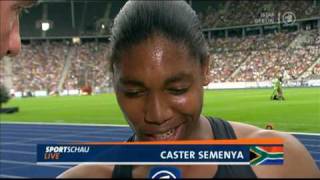 Caster Semenya 15990 in Berlin 2010 [upl. by Adnotal890]