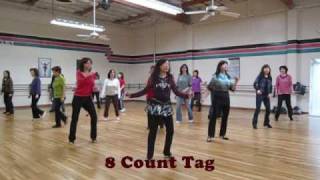 Tennessee Waltz Surprise Line Dance Demo amp Walk Through [upl. by Aenneea]