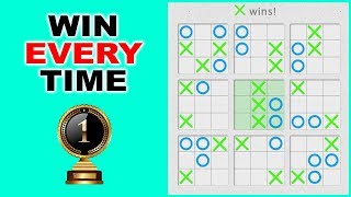 How to Win in Tic Tac Toe Every Time [upl. by Areek]