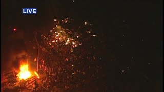 Protesters Breach Minneapolis Polices 3rd Precinct Set Fires Inside [upl. by Ellennej]