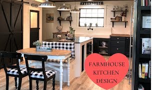 MODERN Farmhouse Kitchen Renovation AMAZING RESULTS [upl. by Swart]