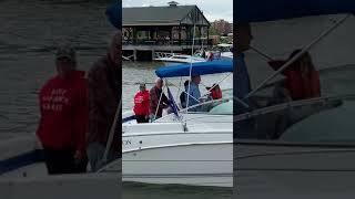 Trump 2020 boat parade buffalo NY riverworks boat [upl. by Kirbie]