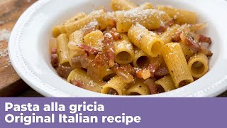 PASTA ALLA GRICIA  Original Italian recipe [upl. by Enitsyrk]