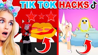 IamSanna Vs Moody TIKTOK Build HACKS CHALLENGE In Adopt Me Roblox [upl. by Ernst]