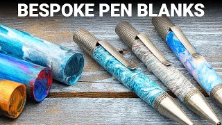 Bespoke Pen Blanks  Turning Tips amp Tricks [upl. by Arrotal]