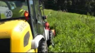 Kramer Radlader 350  Mulcher [upl. by Ssitruc]