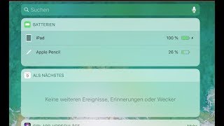 Apple Pencil Akku anzeigen [upl. by Yenetruoc]