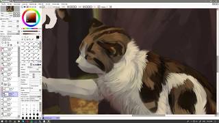 Pineflight  Warrior cats Speedpaint [upl. by Arannahs264]