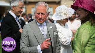 Prince Charles hosts garden party at Buckingham Palace [upl. by Restivo732]