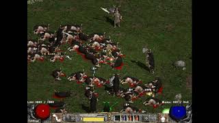 Diablo 2 PoD Javazon  Lightning Fury amp Plague Javelin Cow Level [upl. by Enorel]