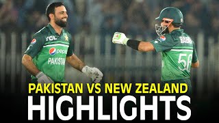 Highlights  Pakistan vs New Zealand  ODI  PCB  M2B1K [upl. by Ayotak883]