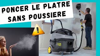 Comment poncer le plâtre sans poussière [upl. by Redman]