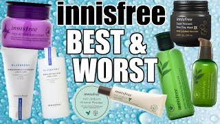 BEST amp WORST INNISFREE PRODUCTS  SKINCARE amp MAKEUP RECOMMENDATIONS [upl. by Ernest276]