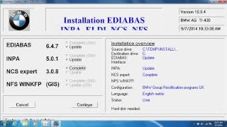 bmw inpa  diagnostic software installation [upl. by Einner]