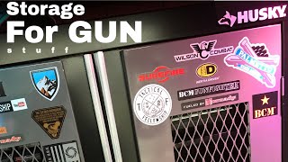 GUN Stuff Storage  Husky Cabinet REVIEW [upl. by Akeimat]