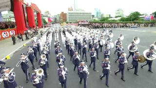 100年雙十國慶 三軍儀隊與北一女、景美於總統府表演 [upl. by Eunice]