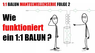 Mantelwellenserie Folge 25 Wie funktioniert eine Mantelwellensperre  11 Balun [upl. by Enyrat47]