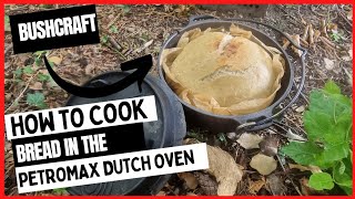 How to cook campfire bread in the Petromax FT3 Dutch oven Bushcraft cooking [upl. by Maurice]