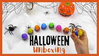 Halloween Surprise Eggs  Unboxing Spooky Characters 🎃👻 [upl. by Aehs]