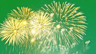 Free Green Screen  Fireworks 3 [upl. by Hakkeber]