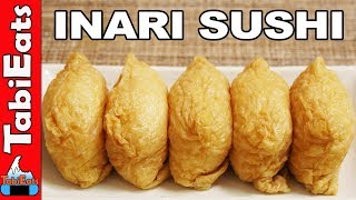 How to Make INARI SUSHI Tofu Pouch Sushi Recipe いなり寿司 [upl. by Tamanaha410]