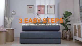 How to Assemble the Emma Sofa Bed [upl. by Yardley]