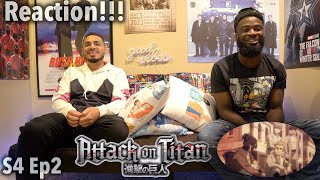 ATTACK ON TITAN 4x2 REACTION  MIDNIGHT TRAIN [upl. by Roche]