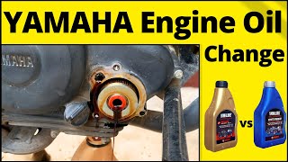 Yamaha engine oil change  Yamalube engine oils  FZ engine oil filter [upl. by Joaquin]