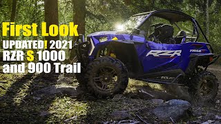 Updated 2021 Polaris RZR S 1000  RZR S 900 and RZR 900 Trail First Look Review [upl. by Barboza833]