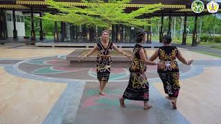 Tari kreasi Dayak Tari Persembahan by GAMEKA [upl. by Arval]