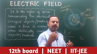 9 Electric field and Electric field intensity  Class 12th  physics notes cbse [upl. by Bakerman197]