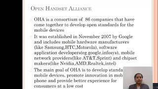 Open Handset Alliance [upl. by Manheim]