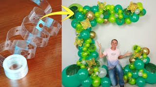 COMO HACER UN ARCO DE GLOBOS  decoracion cumpleaños  guirnalda de globos  gustavo gg [upl. by Okoyik182]