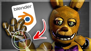 A Guide To Animating FNaF Charcters in Blender [upl. by Safir]