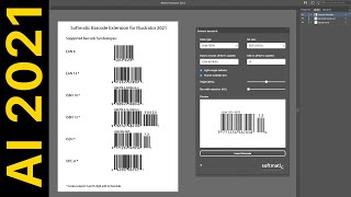 Creating EAN  ISBN  UPC barcodes in Adobe Illustrator 2021 [upl. by Enellek231]