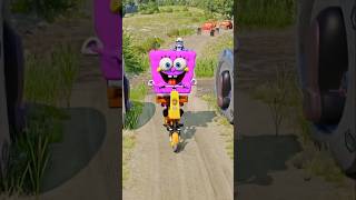 cartoon hi cartoon car 🚗 very dangerous off Road Driving high speed racing games short [upl. by Sirrap]