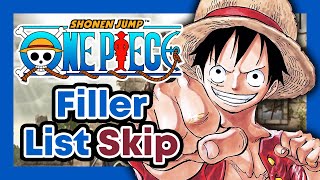 ONE PIECE Filler List  Filler episodes to skip in One Piece [upl. by Gwenny]