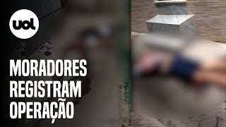 Operação no Jacarezinho moradores registram ação policial que deixou 25 mortos no Rio [upl. by Anivlac]