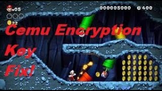 Cemu Encryption Key Fix [upl. by Nariko440]