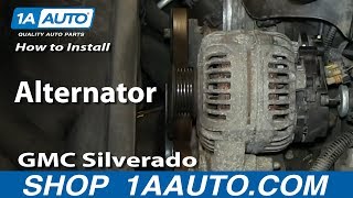 How to Replace Alternator 0002 Chevy Suburban [upl. by Moyra]