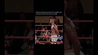 When Israel Adesanya stayed in the middle of the ring because he didn’t have any corner 🥶 [upl. by Acinehs]