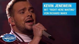 Kevin Jenewein mit quotRight Here Waitingquot von Richard Marx  Halbfinale DSDS 2021 [upl. by Disraeli]